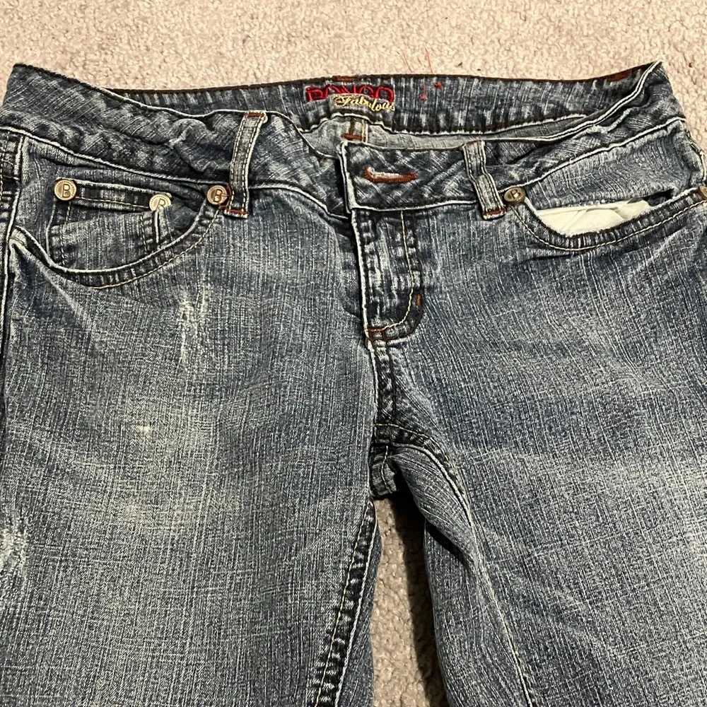 Bongo Fabulous Blue Flared Jeans - Picture 2 of 8